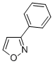 structure of CAS# 1006-65-1, 3-Phenyl-Isoxazole;3-Phenylisoxazole;Isoxazole, 3-Phenyl-