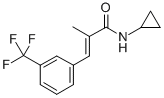 CAS#: 100908-63-2， N-Cyclopropyl-alpha-Methyl-M-Trifluoromethylcinnamamide