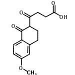 CAS#: 100976-74-7， 4-(6-Methoxy-1-Oxo-1,2,3,4-Tetrahydro-2-Naphthalenyl)-4-Oxobutanoic Acid