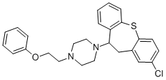 CAS#: 101040-99-7， 1-(2-Chloro-10,11-Dihydrodibenzo(b,f)Thiepin-10-Yl)-4-(2-Phenoxyethyl)Piperazine