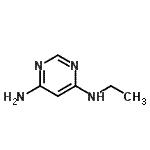 CAS 登录号：101080-47-1， N-乙基-4,6-嘧啶二胺