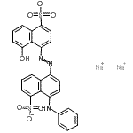CAS#: 10190-75-7， Disodium 4-[(4-Anilino-5-Sulfonato-1-Naphthyl)Diazenyl]-5-Hydroxy-1-Naphthalenesulfonate
