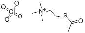 structure of CAS# 102185-16-0, Acetylthiocholine Perchlorate;S-ACETYLTHIOCHOLINE PERCHLORATE;ACETYLTHIOCHOLINE PERCHLORATE;S-Acetylthiocholine Perchl
