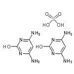 CAS#: 102783-19-7， 4,6-Diamino-2(1H)-Pyrimidinone Sulfate (2:1)
