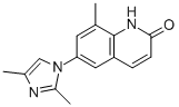 CAS#: 102791-47-9， 6-(2,4-Dimethylimidazol-1-Yl)-8-Methyl-1H-Quinolin-2-One
