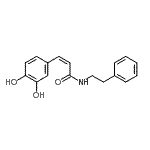 CAS#: 103188-47-2， (2Z)-3-(3,4-Dihydroxyphenyl)-N-(2-Phenylethyl)Acrylamide