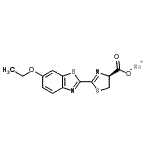 CAS#: 103404-64-4， Sodium (4S)-2-(6-Ethoxy-1,3-Benzothiazol-2-Yl)-4,5-Dihydro-1,3-Thiazole-4-Carboxylate