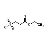 结构式 CAS# 103472-25-9, 乙基3-(氯磺酰基)丙酸酯