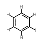 结构式 CAS# 104130-35-0, 碘(<sup>13</sup>C<sub>6</sub>)苯