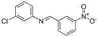 结构式 CAS# 10480-27-0, N-(3-氯苯基)-3-硝基苯甲亚胺