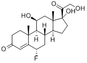 CAS#: 1053-58-3， (6S,8S,9S,10R,11S,13S,14S,17R)-6-Fluoro-11,17-Dihydroxy-17-(2-Hydroxyacetyl)-10,13-Dimethyl-2,6,7,8,9,11,12,14,15,16-Decahydro-1H-Cyclopenta[a]Phenanthren-3-One