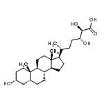 CAS#: 1061-64-9， (2R,3R,6R)-2,3-Dihydroxy-6-[(3R,5R,8R,9S,10S,13R,14S,17R)-3-Hydroxy-10,13-Dimethylhexadecahydro-1H-Cyclopenta[a]Phenanthren-17-Yl]Heptanoic Acid