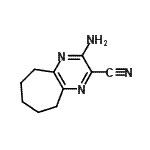 CAS 登录号：107343-72-6， 3-氨基-6,7,8,9-四氢-5H-环庚并[b]吡嗪-2-甲腈