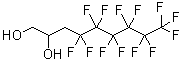 结构式 CAS# 107650-06-6, 4,4,5,5,6,6,7,7,8,8,9,9,9-十三氟-1,2-壬烷二醇