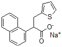 CAS 登录号：1090-07-9， 2-萘-1-基-3-噻吩-2-基丙酸钠
