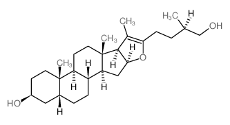 CAS#: 11005-21-3， (25R)-5beta-Furost-20(22)-Ene-3beta,26-Diol