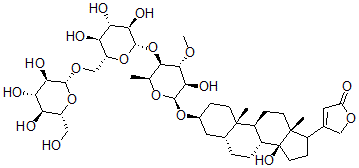 CAS 登录号：11018-93-2， 黄夹苷
