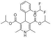 CAS#: 110525-41-2， Dipropan-2-Yl 4-[2-(Difluoromethylsulfanyl)Phenyl]-2,6-Dimethyl-1,4-Dihydropyridine-3,5-Dicarboxylate