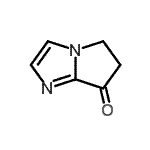 结构式 CAS# 112513-82-3, 5,6-二氢-7H-吡咯并[1,2-a]咪唑-7-酮
