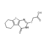 CAS#: 112672-69-2， [(4-Oxo-3,4,5,6,7,8-Hexahydro[1]Benzothieno[2,3-d]Pyrimidin-2-Yl)Sulfanyl]Acetic Acid