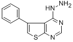 结构式 CAS# 113246-86-9, 4-肼基-5-苯基噻吩并[2,3-d]嘧啶