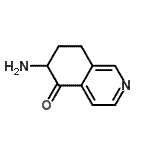 结构式 CAS# 115787-48-9, 6-氨基-7,8-二氢-5(6H)-异喹啉酮