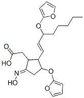 CAS 登录号：116156-43-5， 2-[(5E)-5-羟基亚胺-3-(四氢呋喃-2-基氧基)-2-[(E)-3-(四氢呋喃-2-基氧基)辛-1-烯基]环戊基]乙酸
