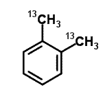 结构式 CAS# 116599-62-3, 1,2-二[(<sup>13</sup>C)甲基]苯