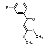 CAS#: 116609-89-3， 1-(3-Fluorophenyl)-3,3-Bis(Methylsulfanyl)-2-Propen-1-One