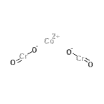 structure of CAS# 12016-69-2, Cobalt(2+) Bis[Oxido(Oxo)Chromium]
