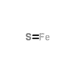 structure of CAS# 12022-95-6, Thioxoiron;Black iron sulfide;Ferrous sulfide;Ferrous sulfide (FeS)