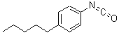 结构式 CAS# 121503-84-2, 1-异氰酸-4-戊基苯