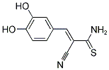 结构式 CAS# 122520-86-9, (2E)-2-氰基-3-(3,4-二羟基苯基)-2-丙烯硫代酰胺