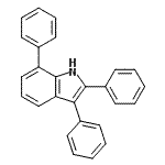 CAS#: 1247-96-7， 2,3,7-Triphenyl-1H-Indole