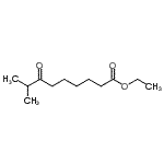 结构式 CAS# 126245-80-5, 乙基8-甲基-7-氧代壬酸酯