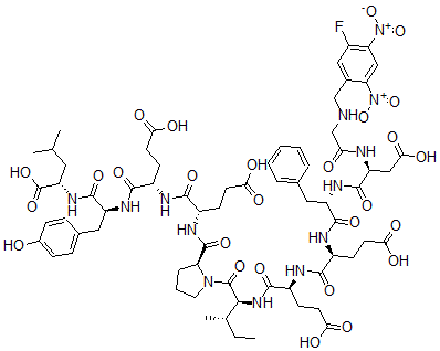 CAS#: 127761-72-2， N(alpha)-Dinitrofluorobenzyl-Hirudin (54-64)