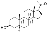 CAS#: 128-21-2， (3beta,5beta)-3-Hydroxy-Pregnan-20-One