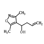 CAS#: 128035-71-2， 1-(3,5-Dimethyl-1,2-Oxazol-4-Yl)-3-Buten-1-Ol