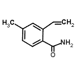 CAS#: 131002-07-8， 4-Methyl-2-Vinylbenzamide