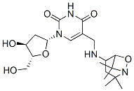 CAS#: 132723-75-2， 4-(((1-(2-Deoxy-beta-D-Erythro-Pentofuranosyl)-1,2,3,4-Tetrahydro-2,4-Dioxo-5-Pyrimidinyl)Methyl)Amino)-2,2,6,6-Tetramethyl-1-Piperidinyloxy