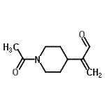 CAS 登录号：134477-68-2， 2-(1-乙酰基-4-哌啶基)丙烯醛