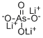 structure of CAS# 13478-14-3, Arsenic Acid (H3aso4) Lithium Salt (1:3);Arsenic Acid (H3aso4), Trilithium Salt;Lithium Arsenate