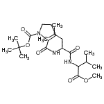CAS#: 13650-75-4， Methyl 1-{[(2-Methyl-2-Propanyl)Oxy]Carbonyl}Prolylleucylvalinate