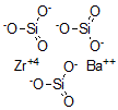 CAS#: 13708-67-3， Barium Zirconium Silicate (1:1:3)