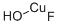 structure of CAS# 13867-72-6, Copper(II) Hydroxyfluoride;Cupric Fluoride Hydroxide