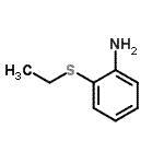 结构式 CAS# 13920-91-7, 2-(乙硫基)苯胺