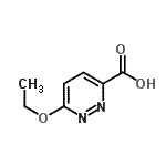 结构式 CAS# 142054-74-8, 6-乙氧基-3-哒嗪羧酸