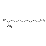 结构式 CAS# 145732-28-1, 2-溴-1-十一碳烯