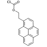 CAS 登录号：147357-96-8， 2-(1-芘基)乙基氯甲酸酯