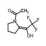 CAS#: 148183-87-3， 1-[(2E)-2-(2,2,2-Trifluoro-1-Hydroxyethylidene)-1-Pyrrolidinyl]Ethanone